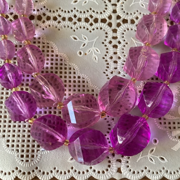 Vintage costume beaded necklaces - Picture 5 of 5